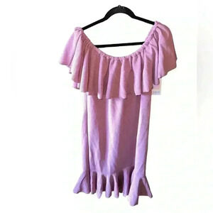 Lularoe 2X dusty rose off shoulder Cici dress NWT. Mermaid hem.‎ stretchy. 🌹🌹